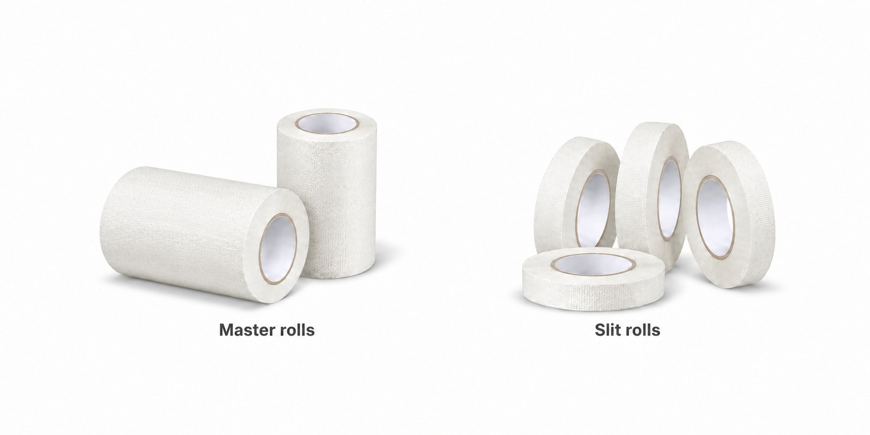Available supply forms of Glass Cloth Acrylic Adhesive Tape