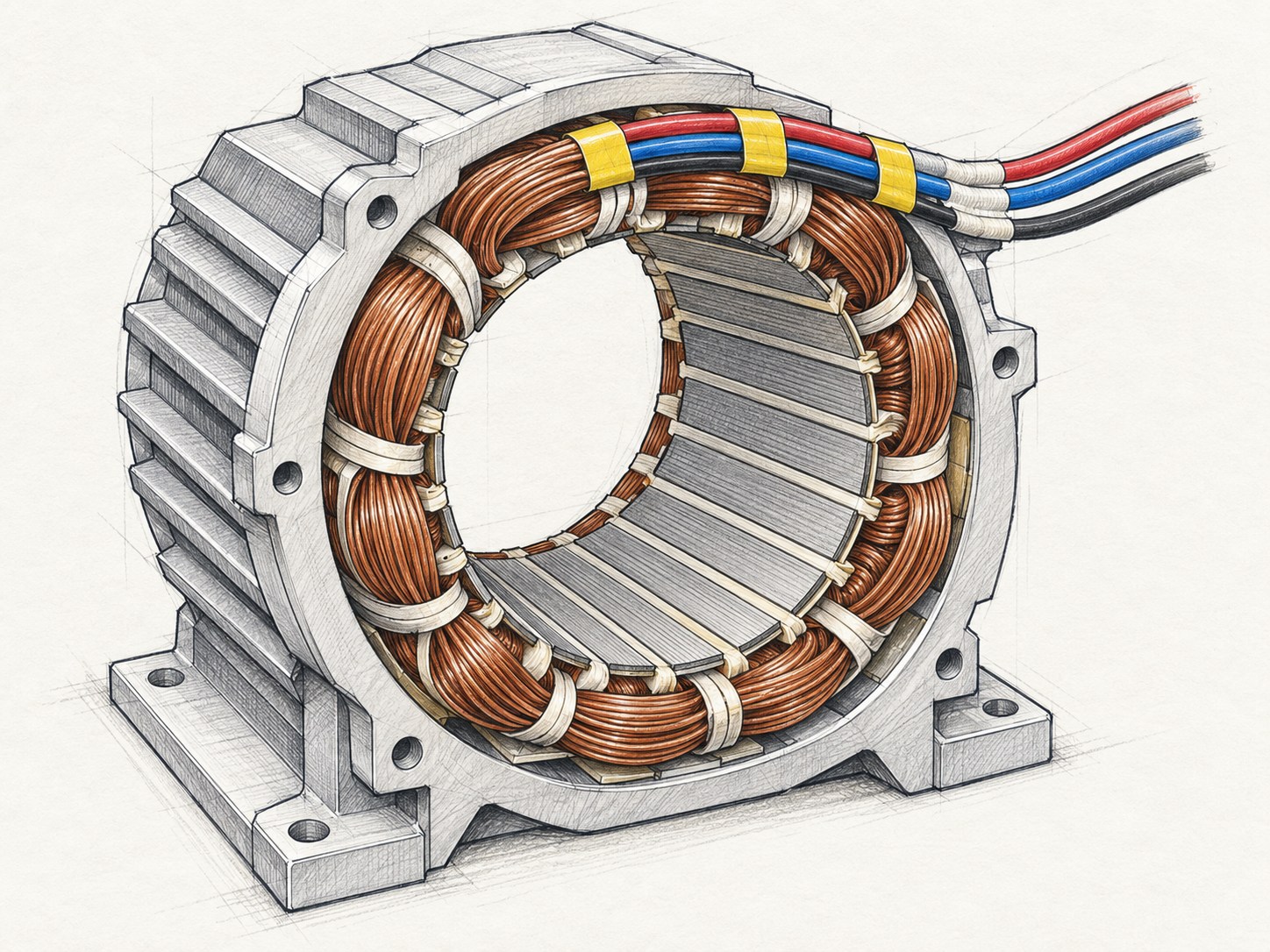 Polyester silicone tape used during electrical component processing
