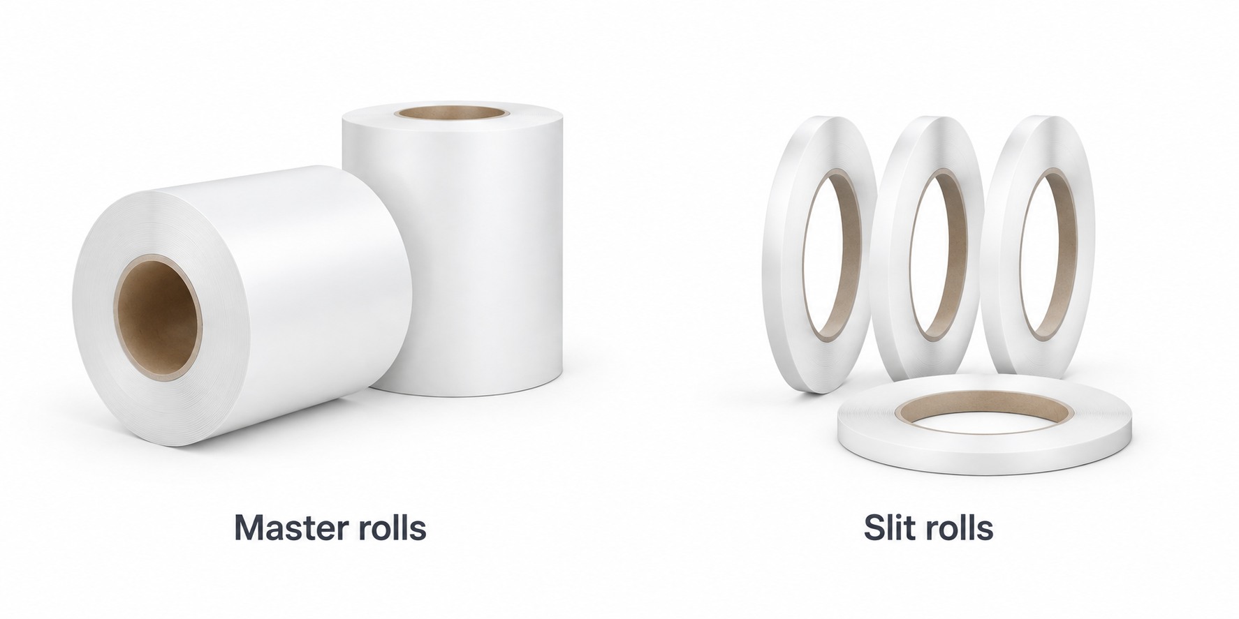 Available supply forms of White PTFE Film Tape
